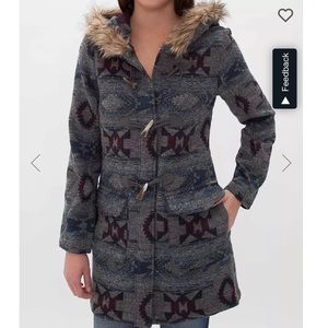 Billabong Aztec Toggle Button Jacket 